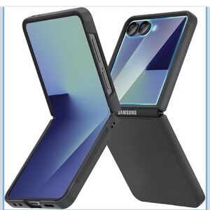 Ruky for Z Flip 7 Case, Full Body Cover Anti-Scratches Shockproof Hard PC Ultra-